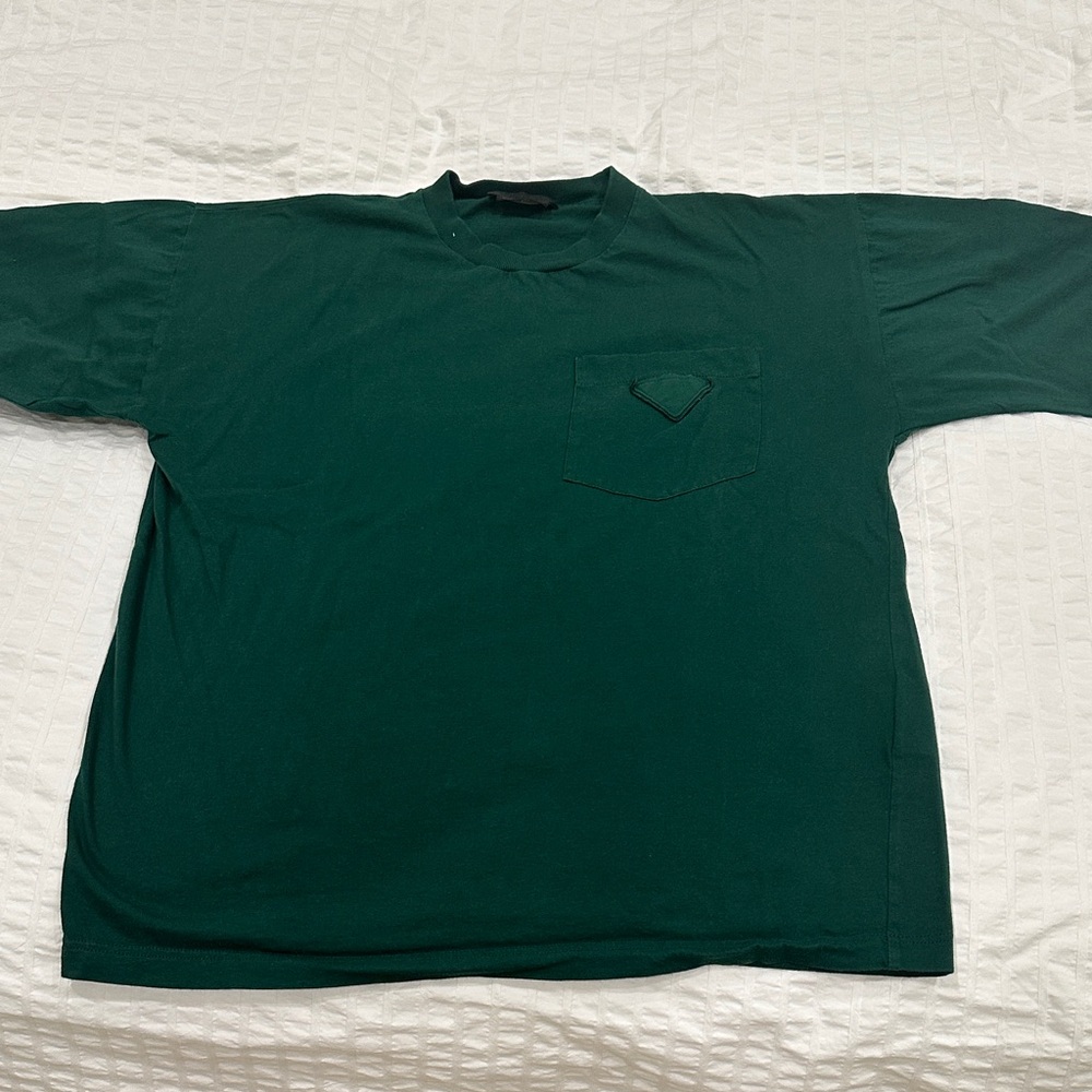 Prada Dark Green Short Sleeve Tee